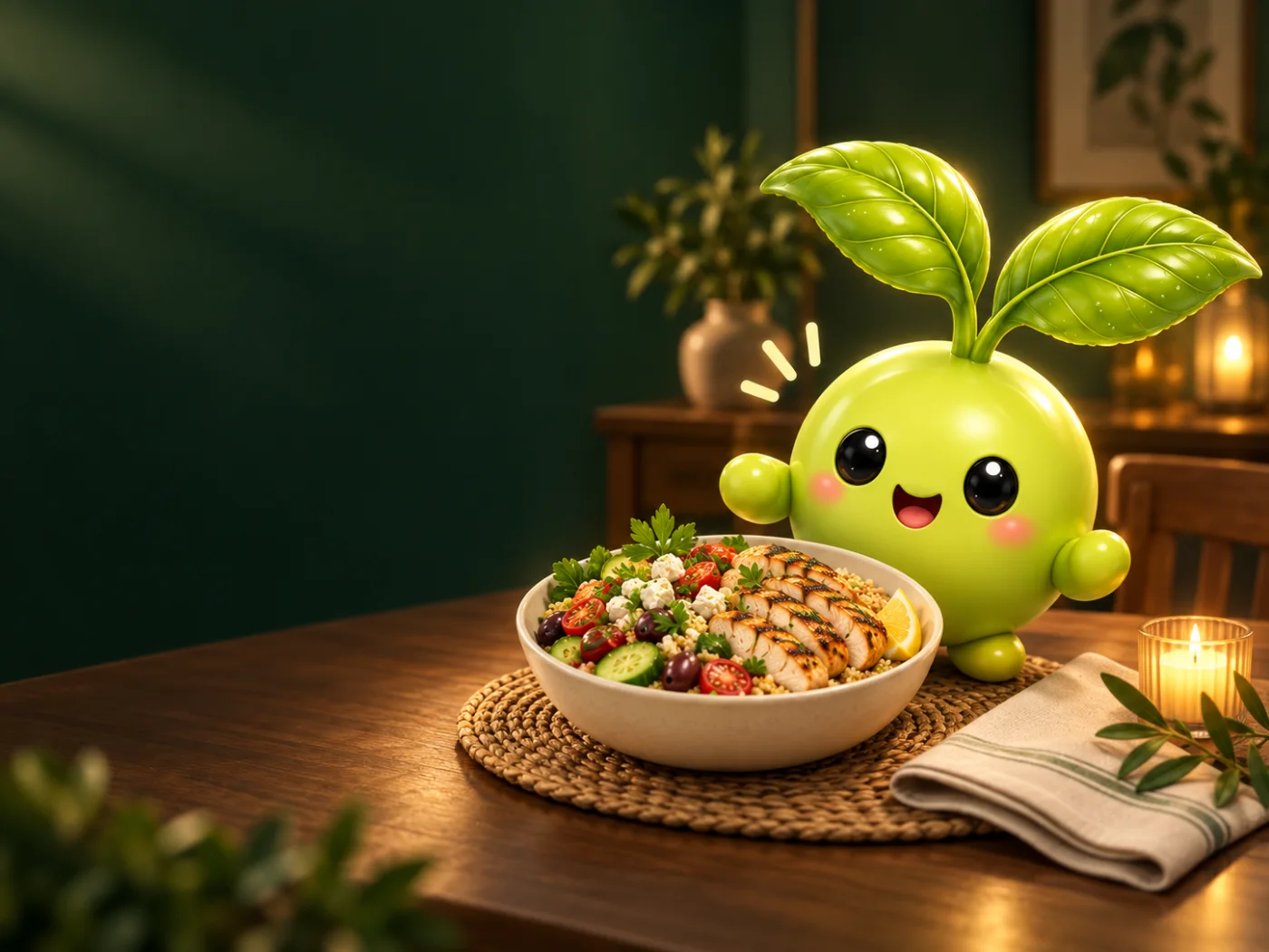 Sprout presents a finished housemade Mediterranean dinner, ready to enjoy